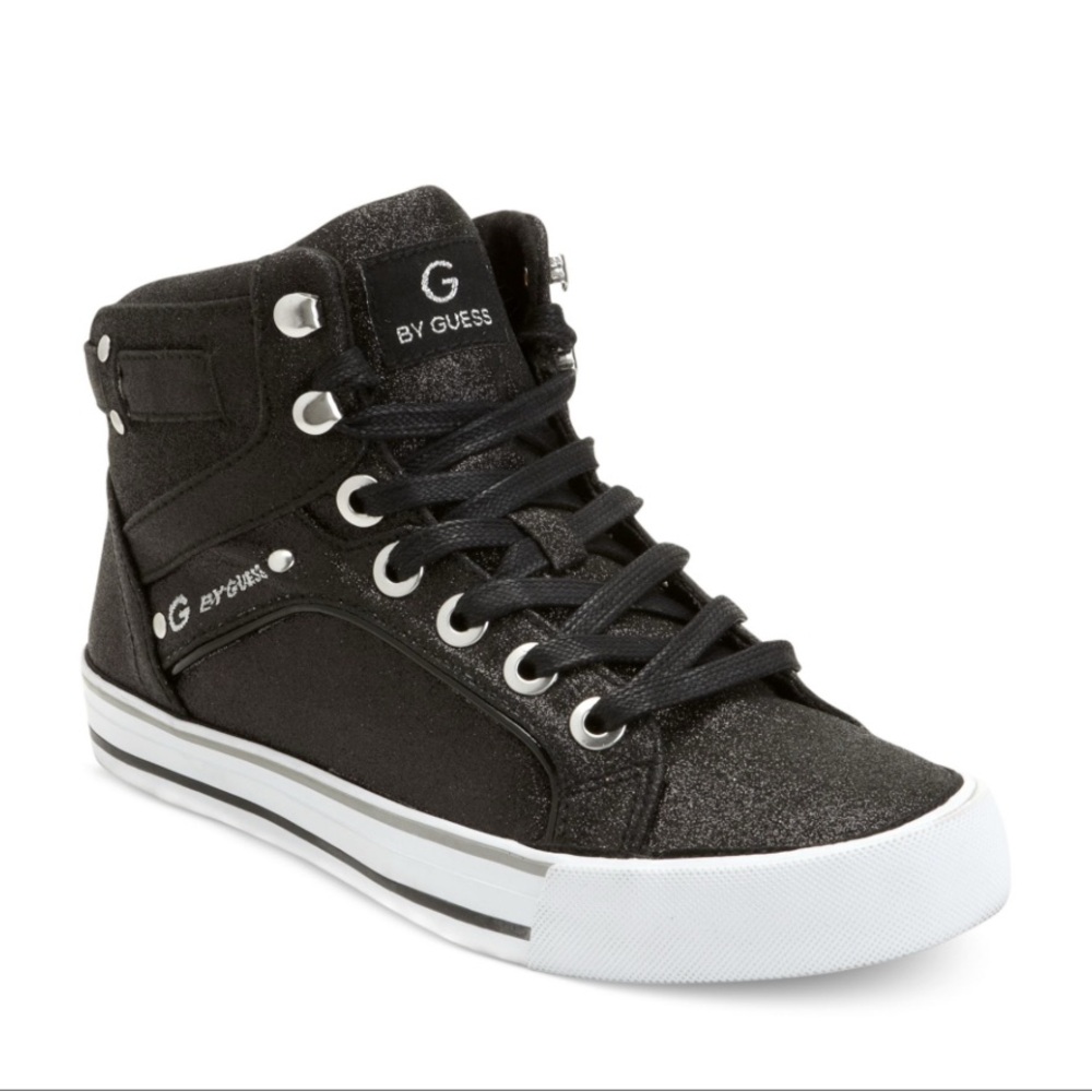 G by Guess Black Glitter High-Tops